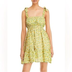 FAITHFULL THE BRAND elwood mini dress in rosemary floral print Size 8 L